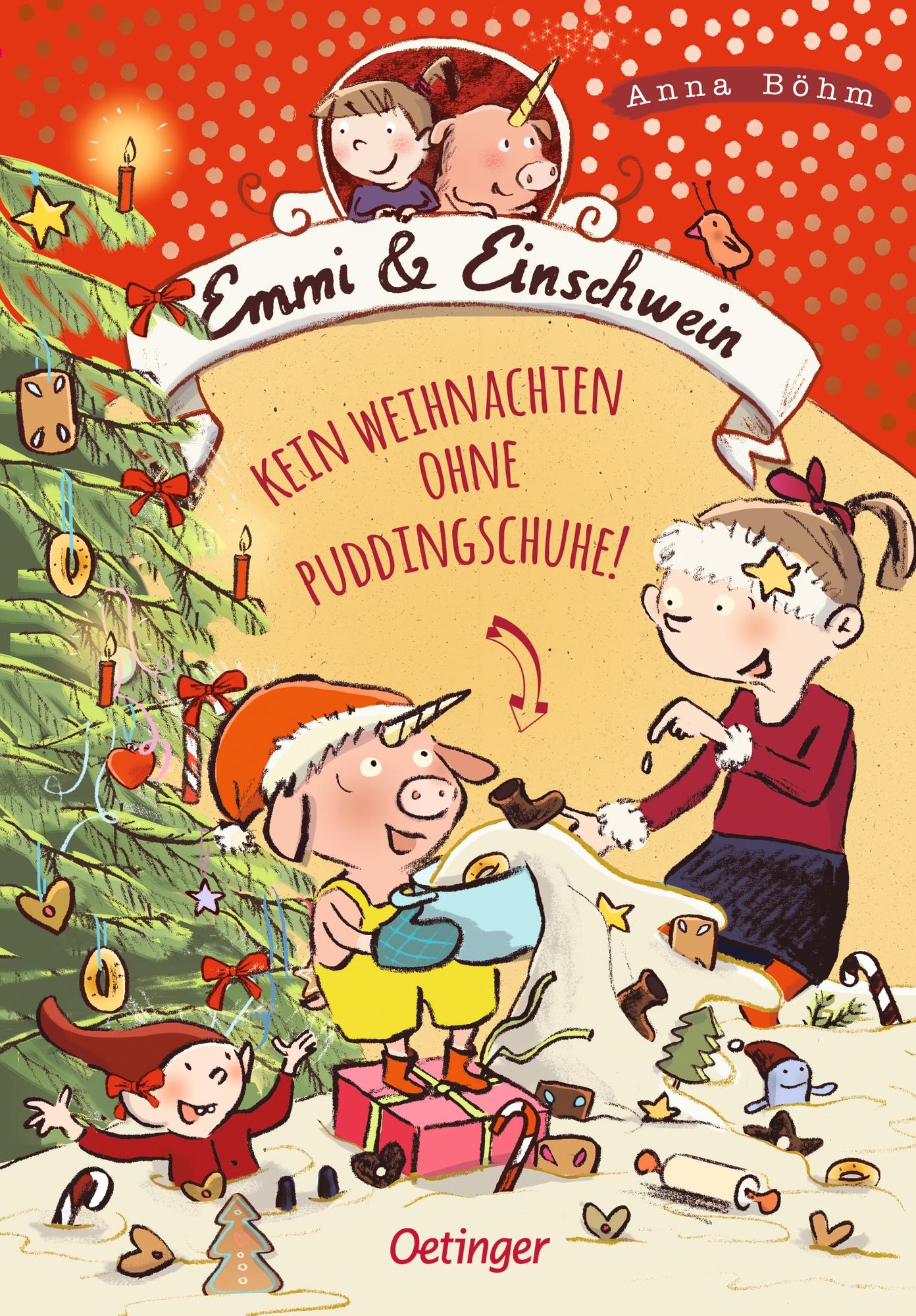 Vorderes Coverbild Emmi & Einschwein 4. Kein Weihnachten ohne Puddingschuhe!
