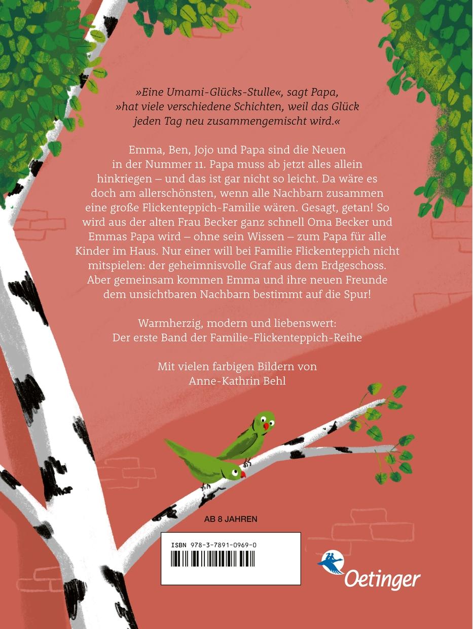 Rückseitencover Familie Flickenteppich 1. Wir ziehen ein