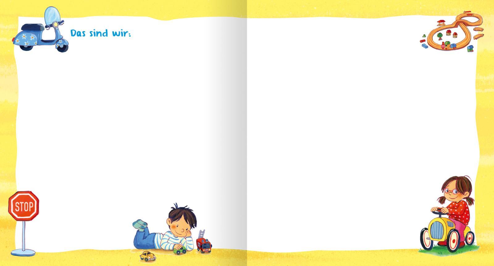 Beispielinhalt (Bild) Meine Kindergarten-Freunde (Fahrzeuge)