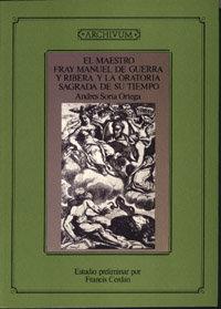 Vorderes Coverbild Maestro fray Manuel de Guerra y Ribera y la oratoria sagrada de...