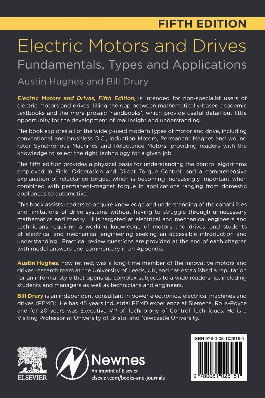 Rückseitencover Electric Motors and Drives