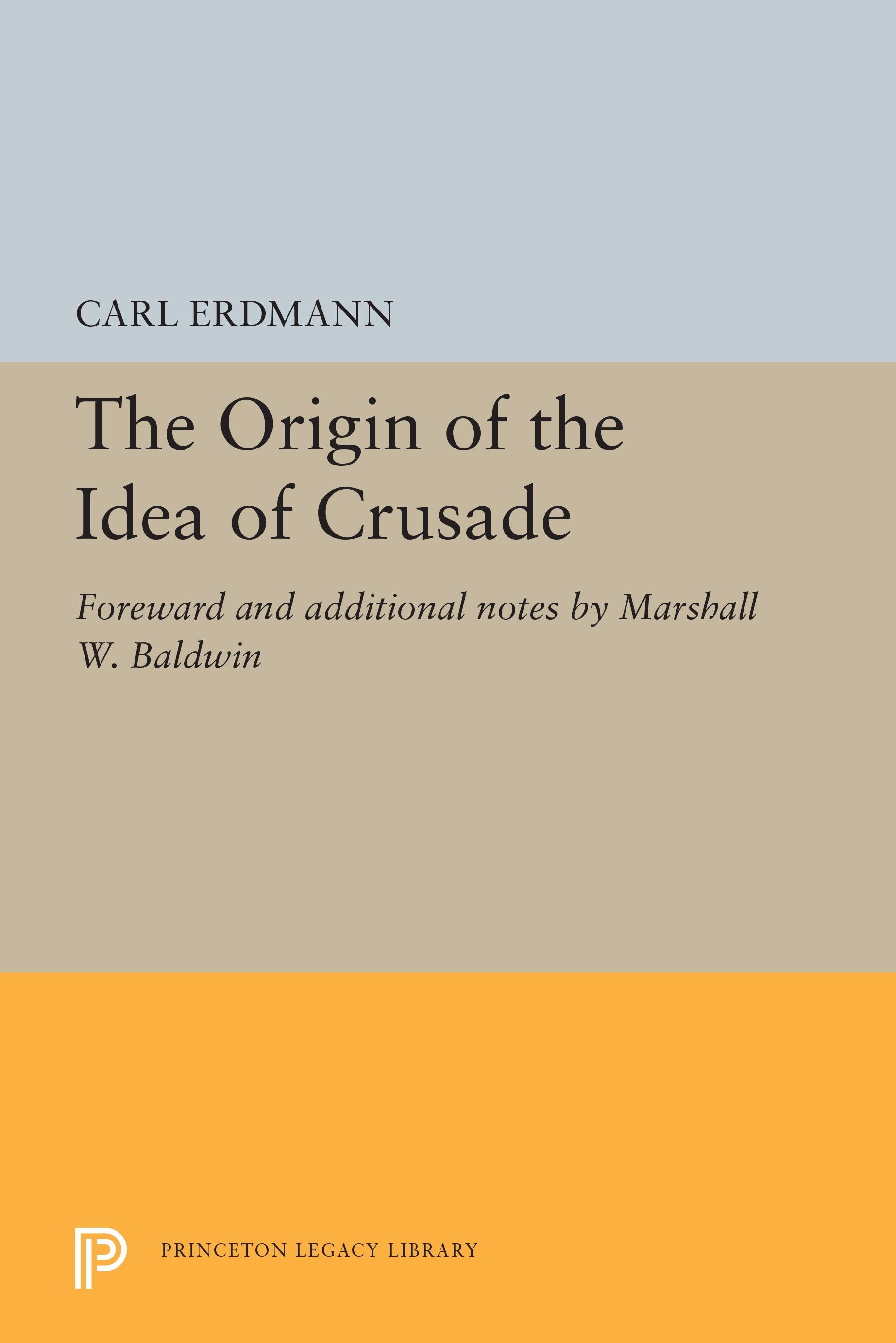 Vorderes Coverbild The Origin of the Idea of Crusade