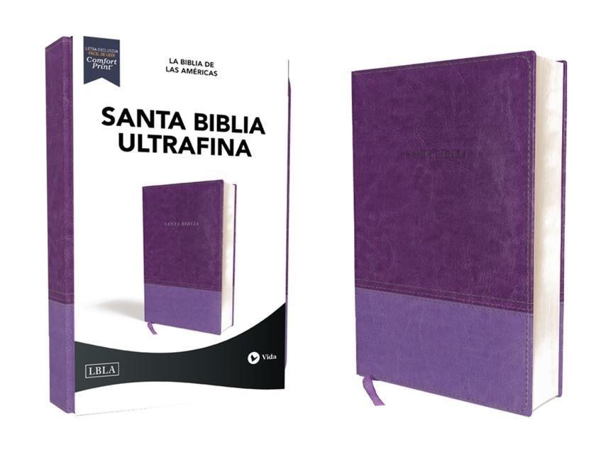 Vorderes Coverbild Lbla, Santa Biblia, Ultrafina, Leathersoft, Lavanda