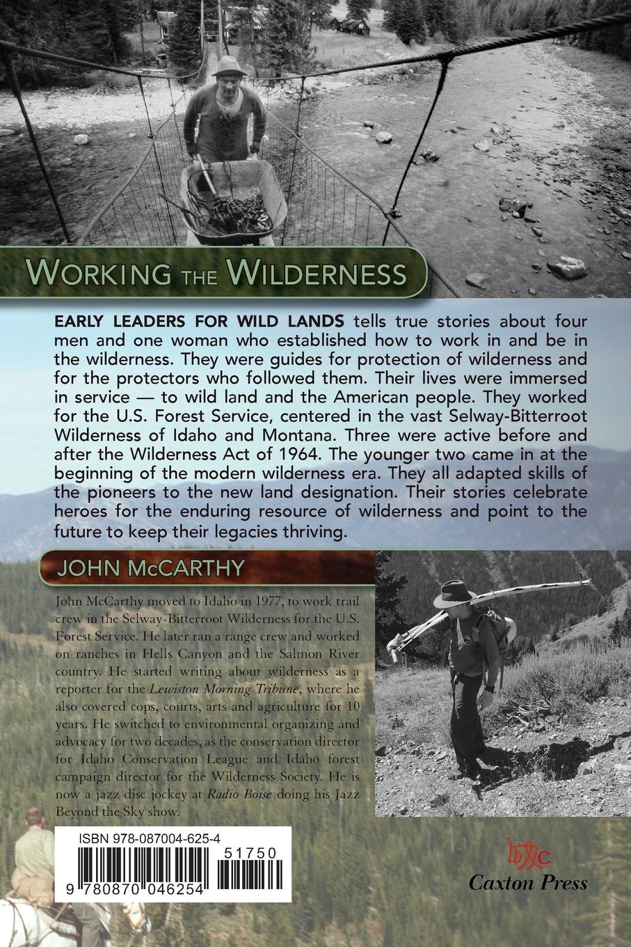 Rückseitencover Working the Wilderness