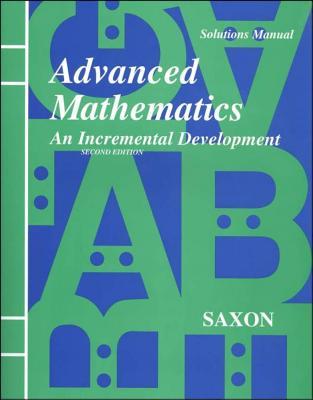 Vorderes Coverbild Saxon Advanced Math Solutions Manual Second Edition
