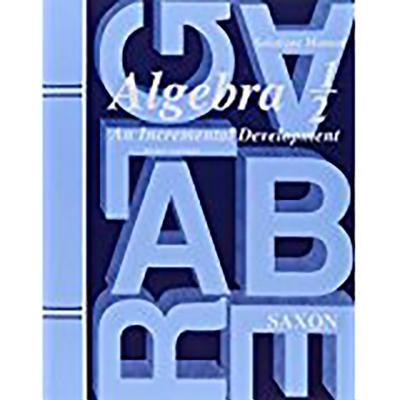 Vorderes Coverbild Saxon Algebra 1/2 Solutions Manual Third Edition