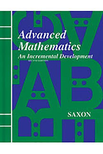 Vorderes Coverbild Saxon Advanced Math Answer Key & Tests Second Edition
