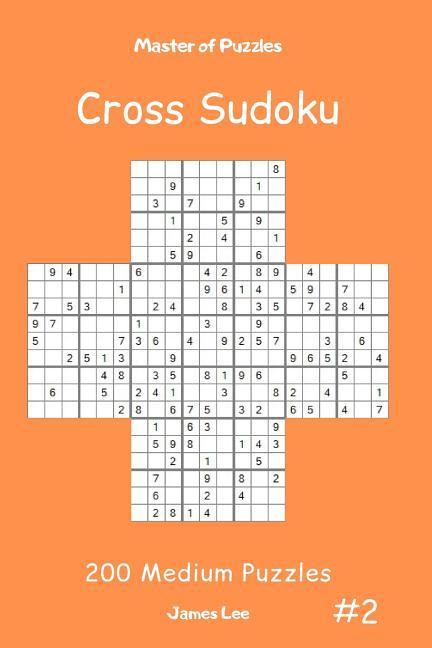 Vorderes Coverbild Master of Puzzles Cross Sudoku - 200 Medium Puzzles Vol.2