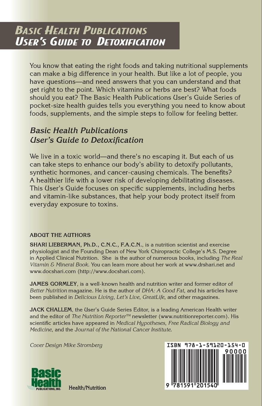 Rückseitencover User's Guide to Detoxification