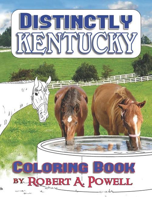 Vorderes Coverbild Distinctly Kentucky: Coloring Book