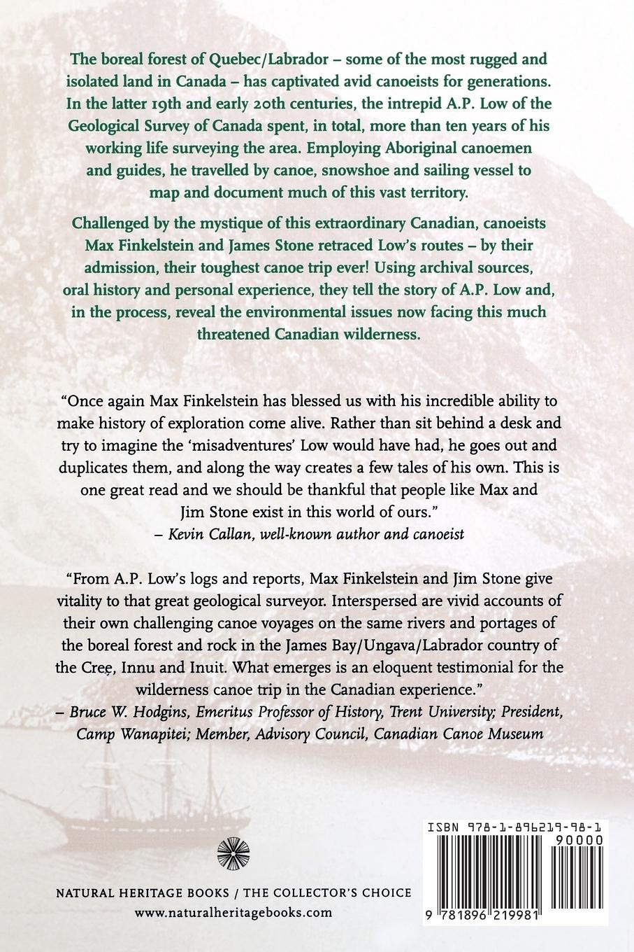 Rückseitencover Paddling the Boreal Forest