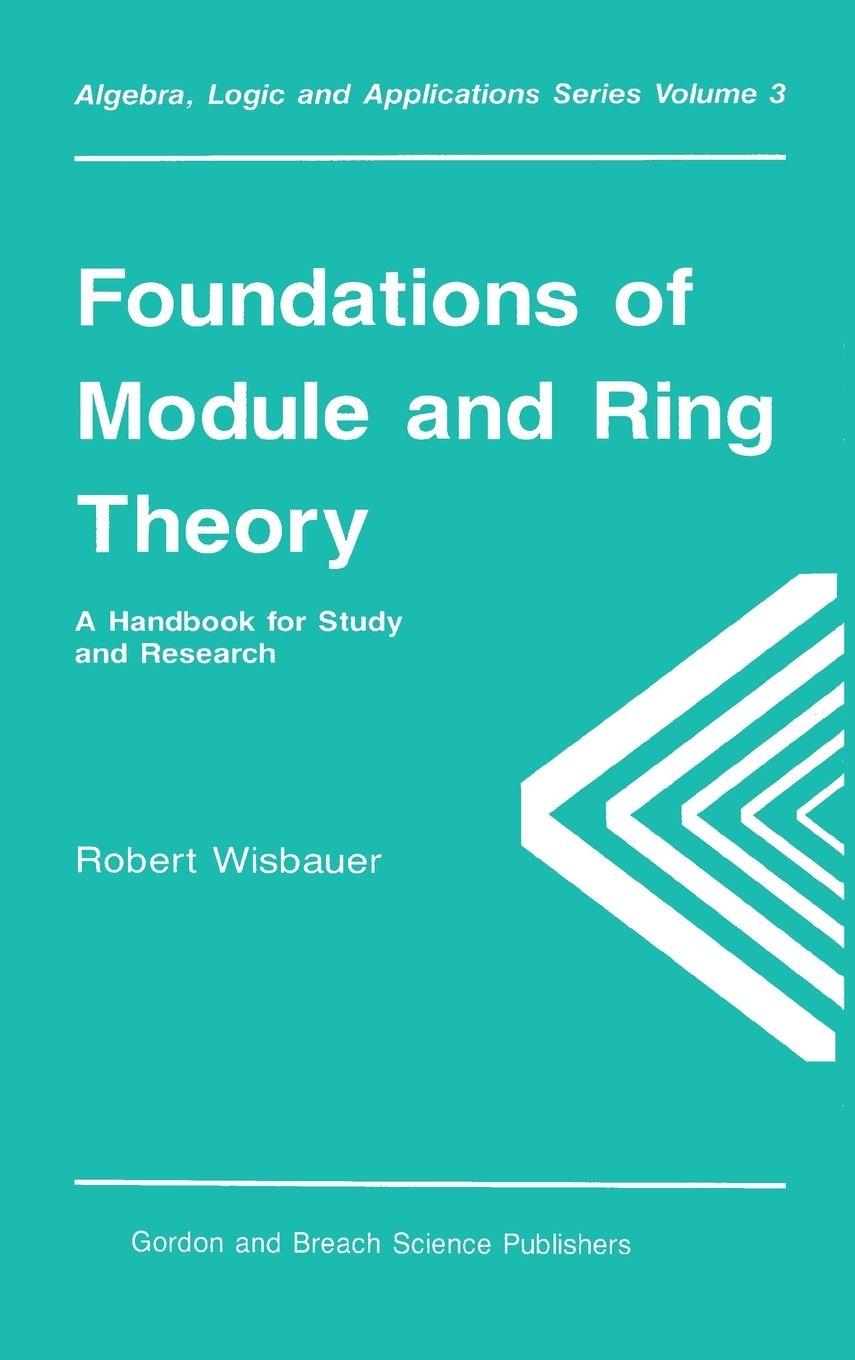 Vorderes Coverbild Foundations of Module and Ring Theory