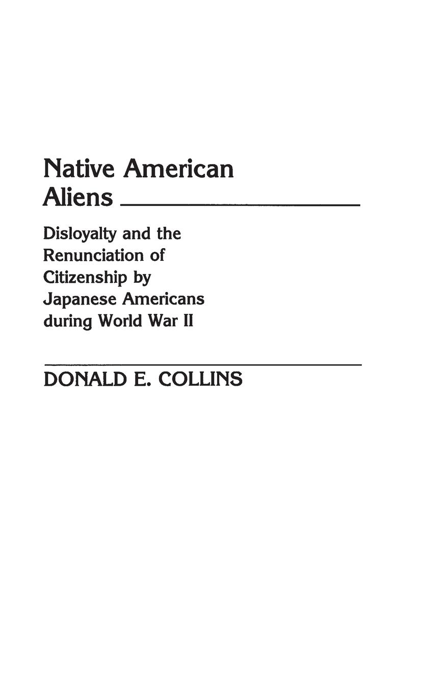 Vorderes Coverbild Native American Aliens