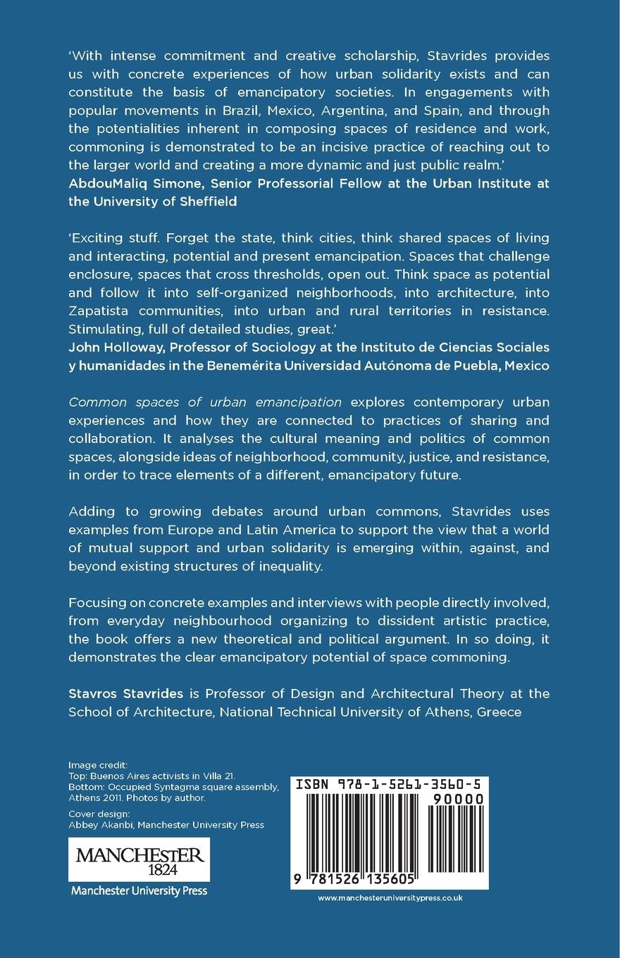 Rückseitencover Common spaces of urban emancipation