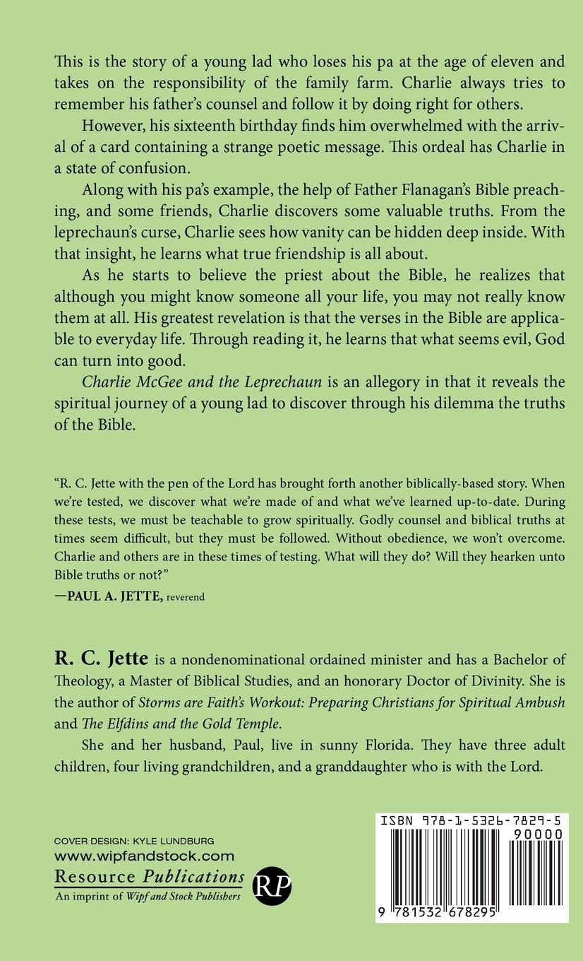 Rückseitencover Charlie McGee and the Leprechaun