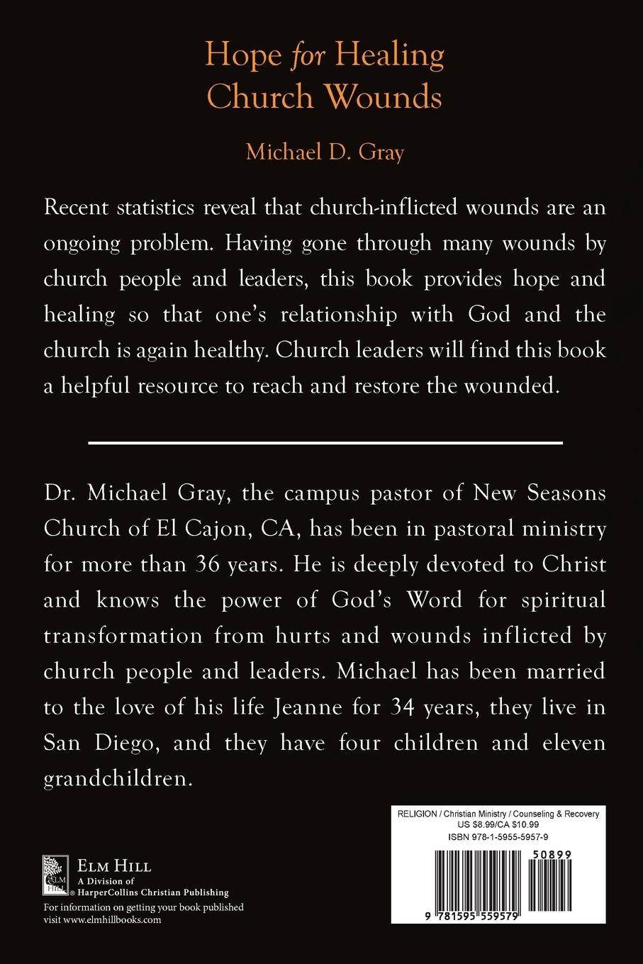 Rückseitencover Hope For Healing Church Wounds