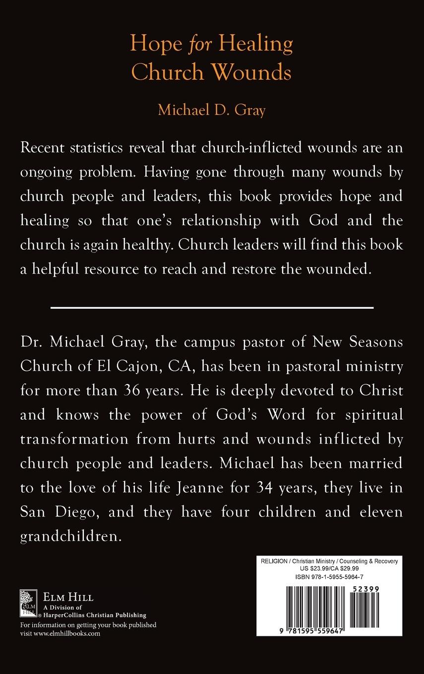 Rückseitencover Hope for Healing Church Wounds