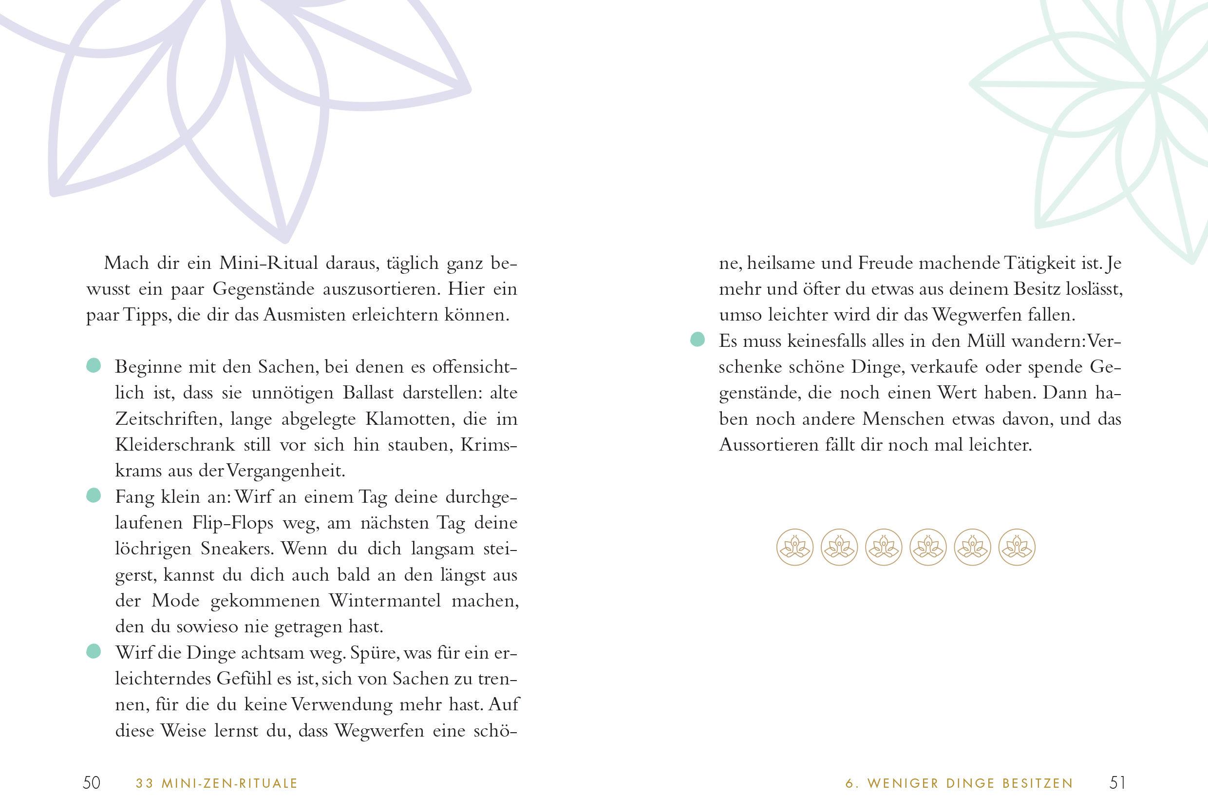 Beispielinhalt (Bild) Das kleine Buch vom leichten Leben