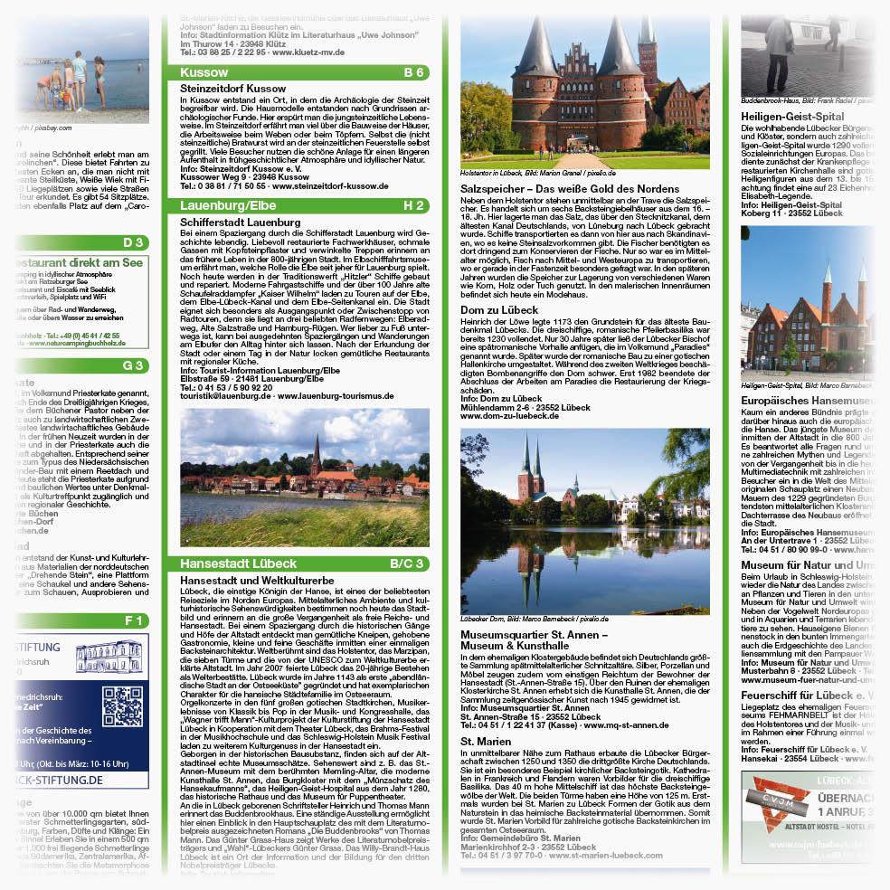 Beispielinhalt (Bild) Lübeck - Herzogtum Lauenburg, Bad Oldesloe - Ratzeburg - Lauenburg/Elbe 1:100 000