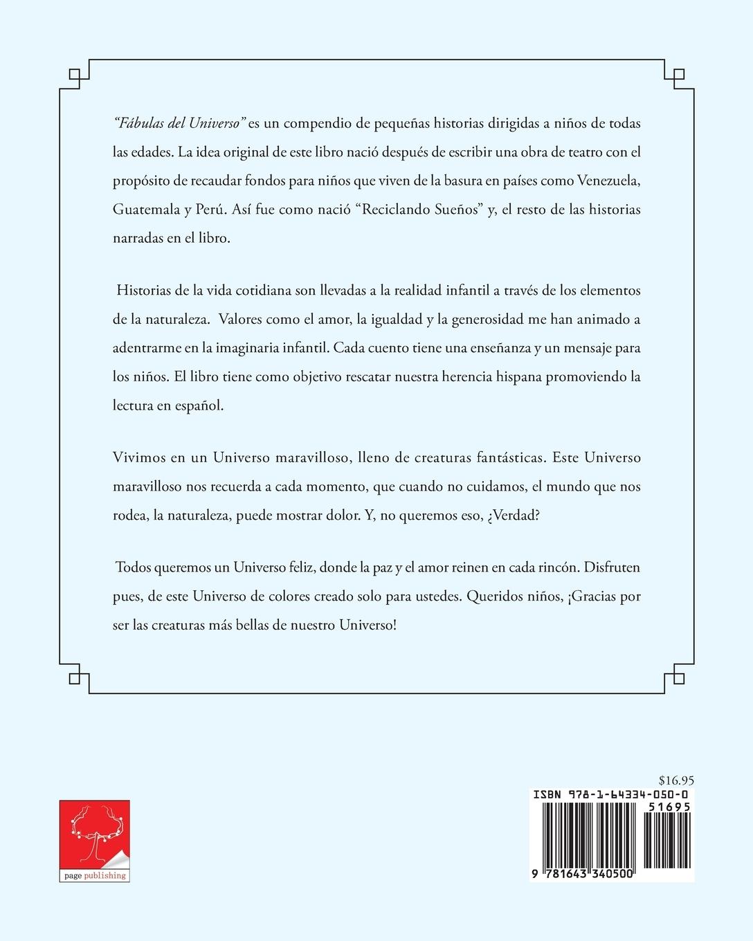 Rückseitencover Fábulas Del Universo