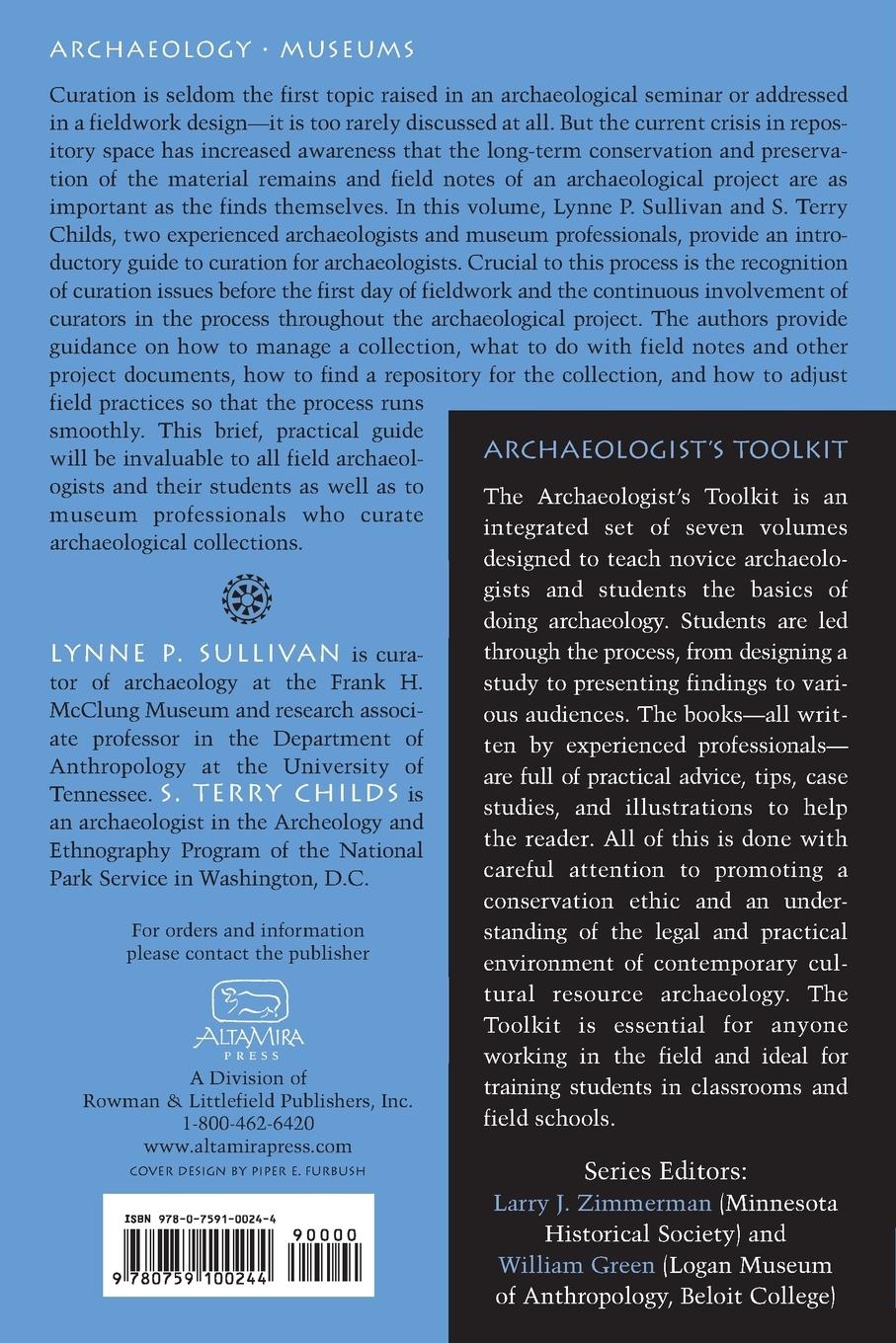 Rückseitencover Curating Archaeological Collections