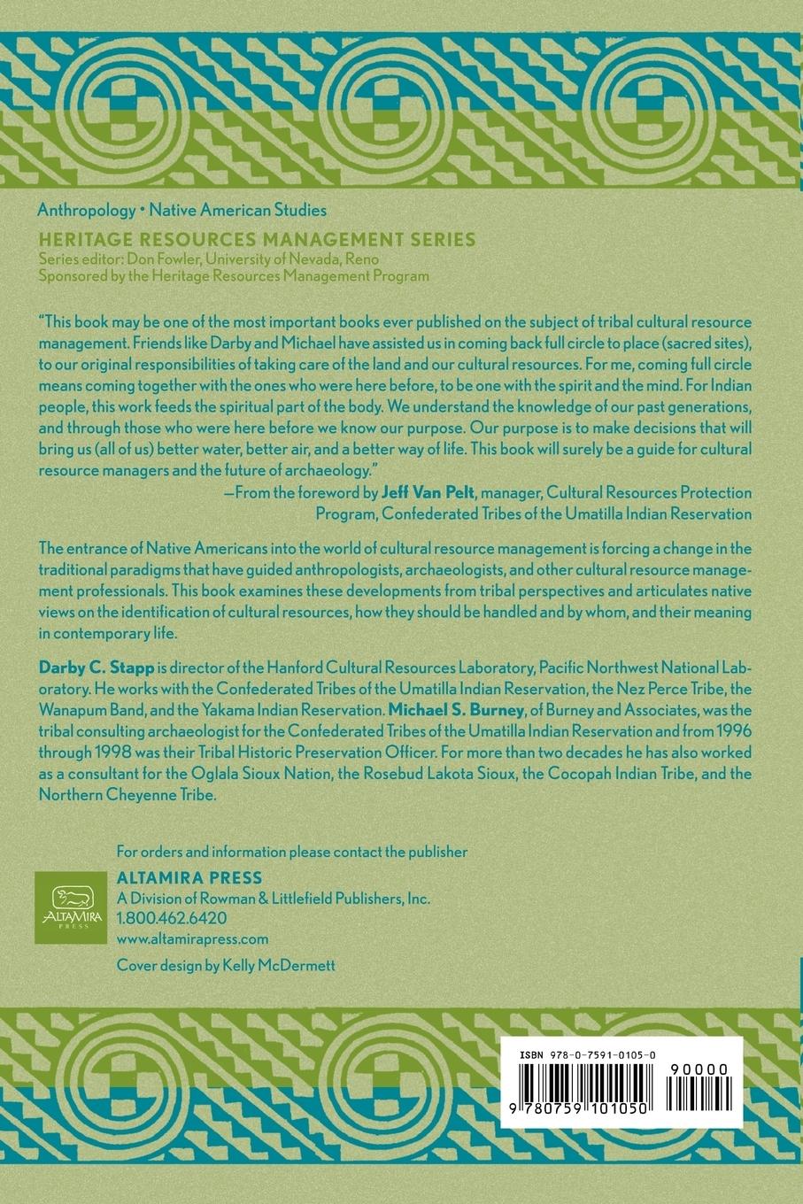 Rückseitencover Tribal Cultural Resource Management