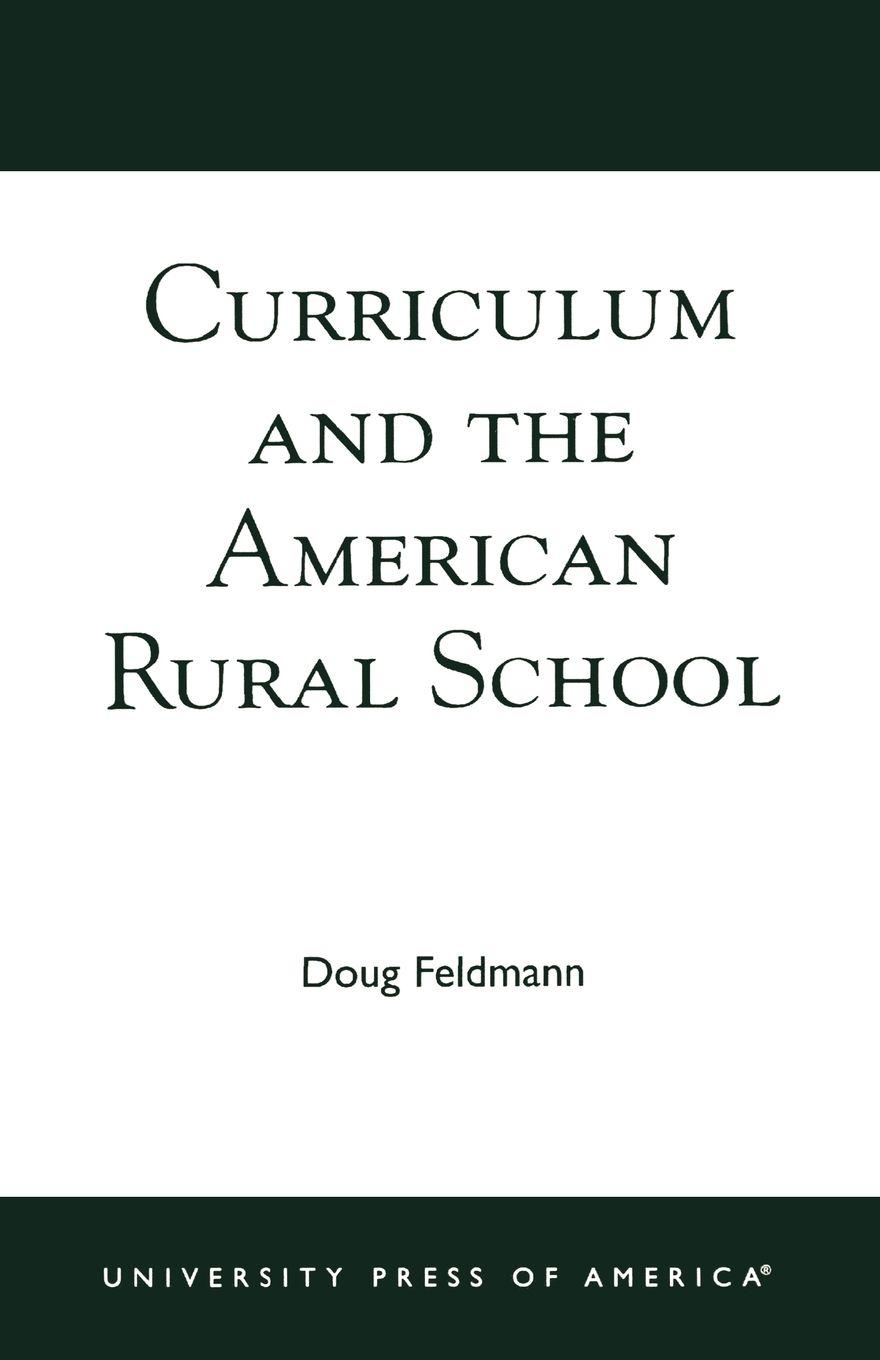 Vorderes Coverbild Curriculum and the American Rural School