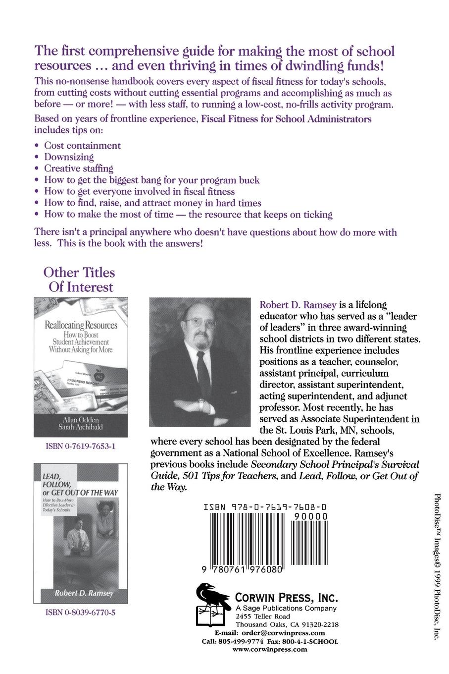 Rückseitencover Fiscal Fitness for School Administrators