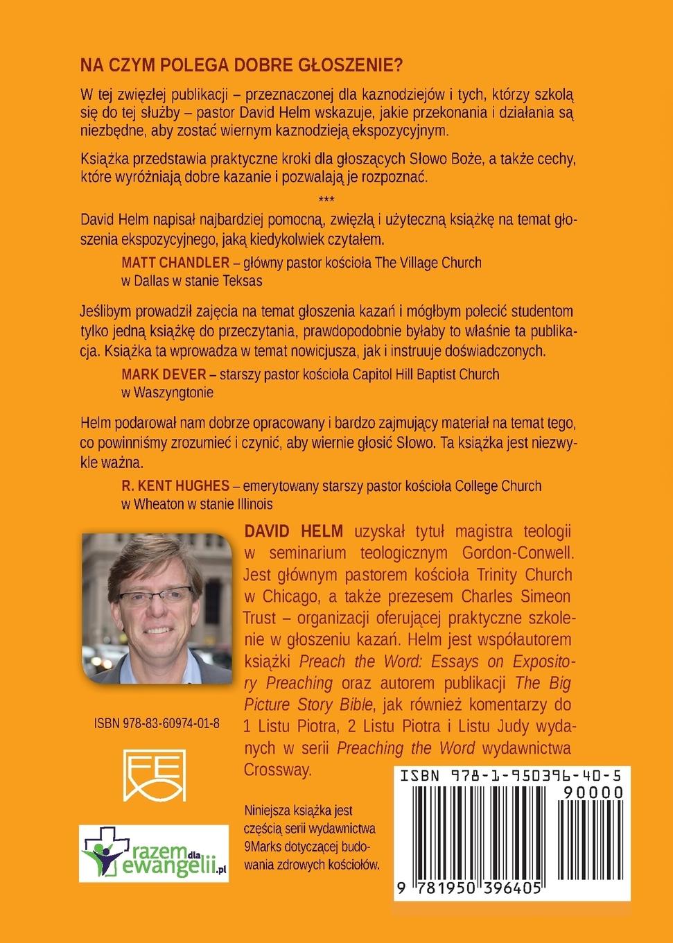 Rückseitencover Expositional Preaching / G¿oszenie ekspozycyjne