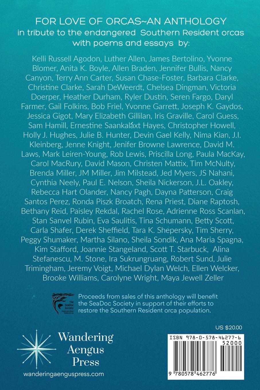 Rückseitencover For Love of Orcas
