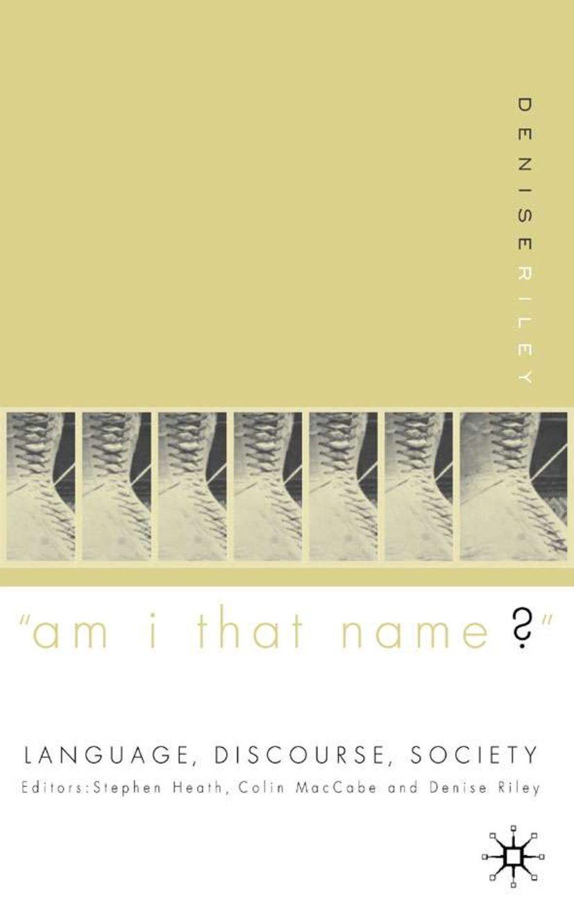 Vorderes Coverbild 'Am I That Name?'