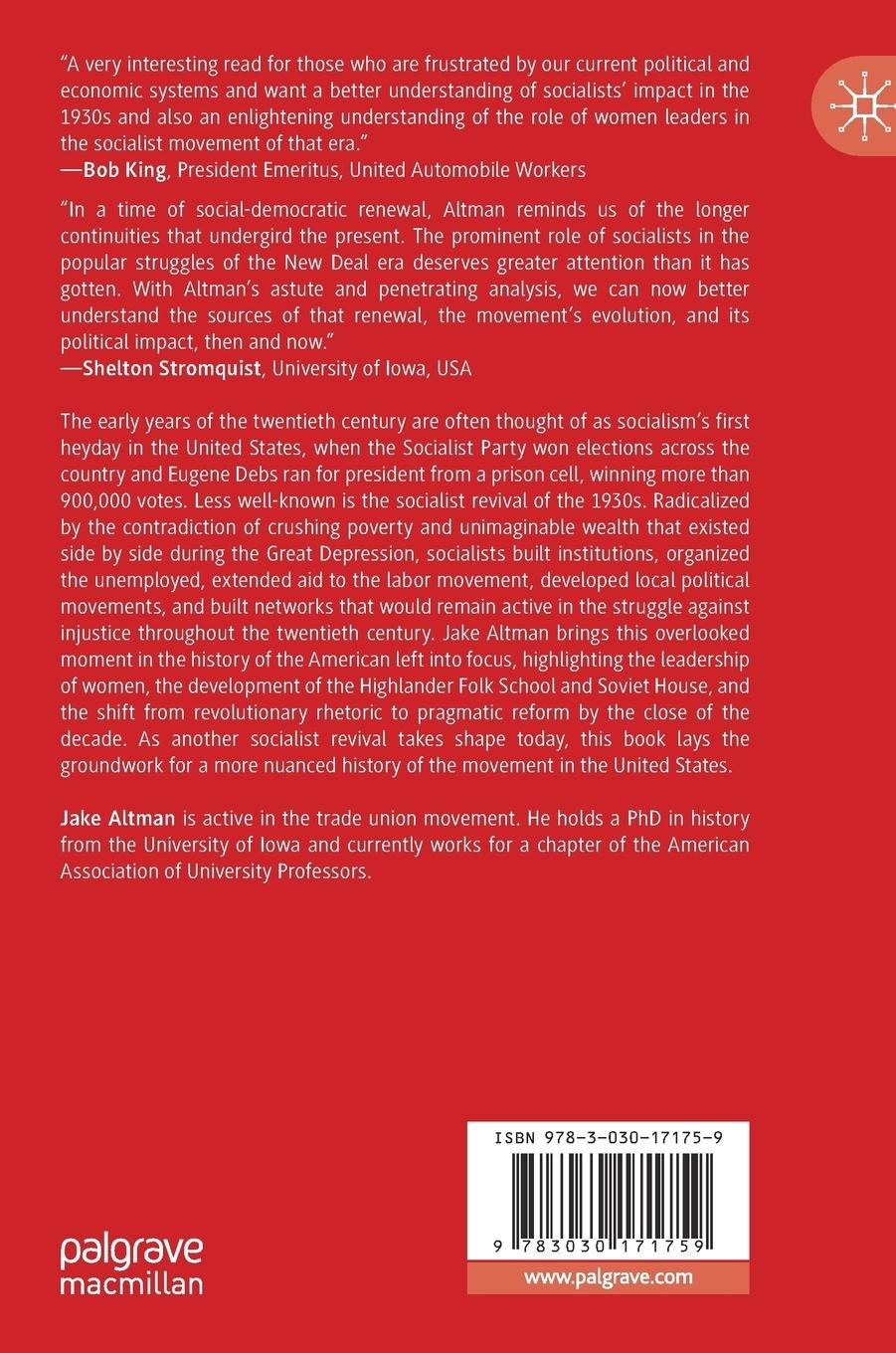 Rückseitencover Socialism before Sanders