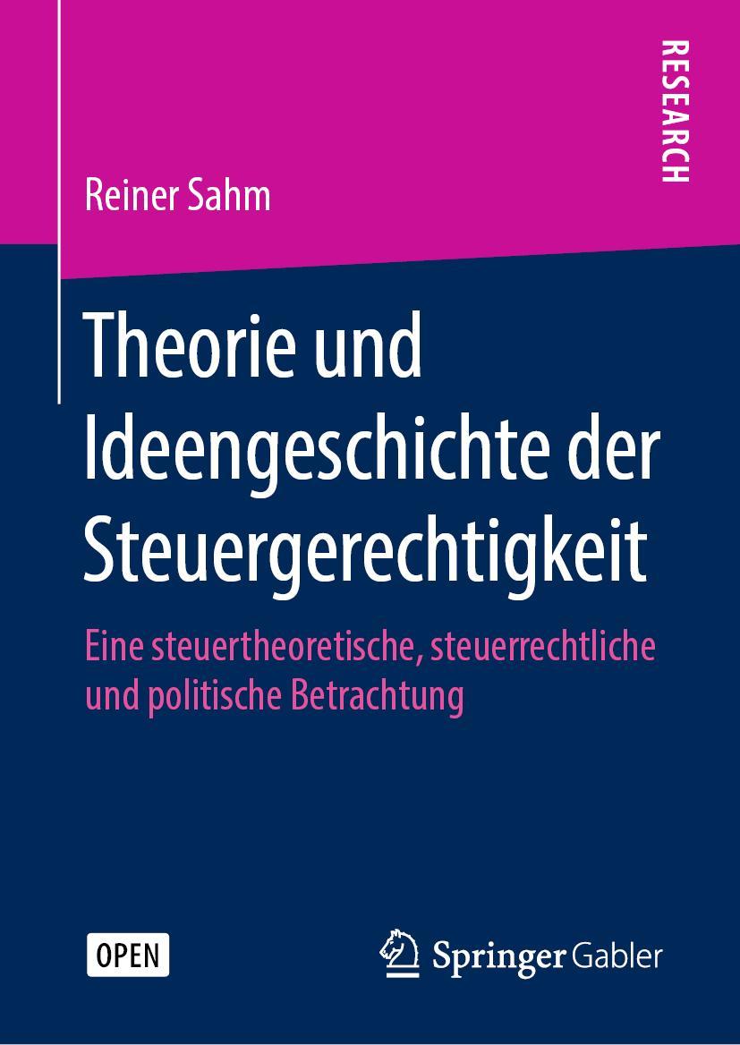 Vorderes Coverbild Theorie und Ideengeschichte der Steuergerechtigkeit