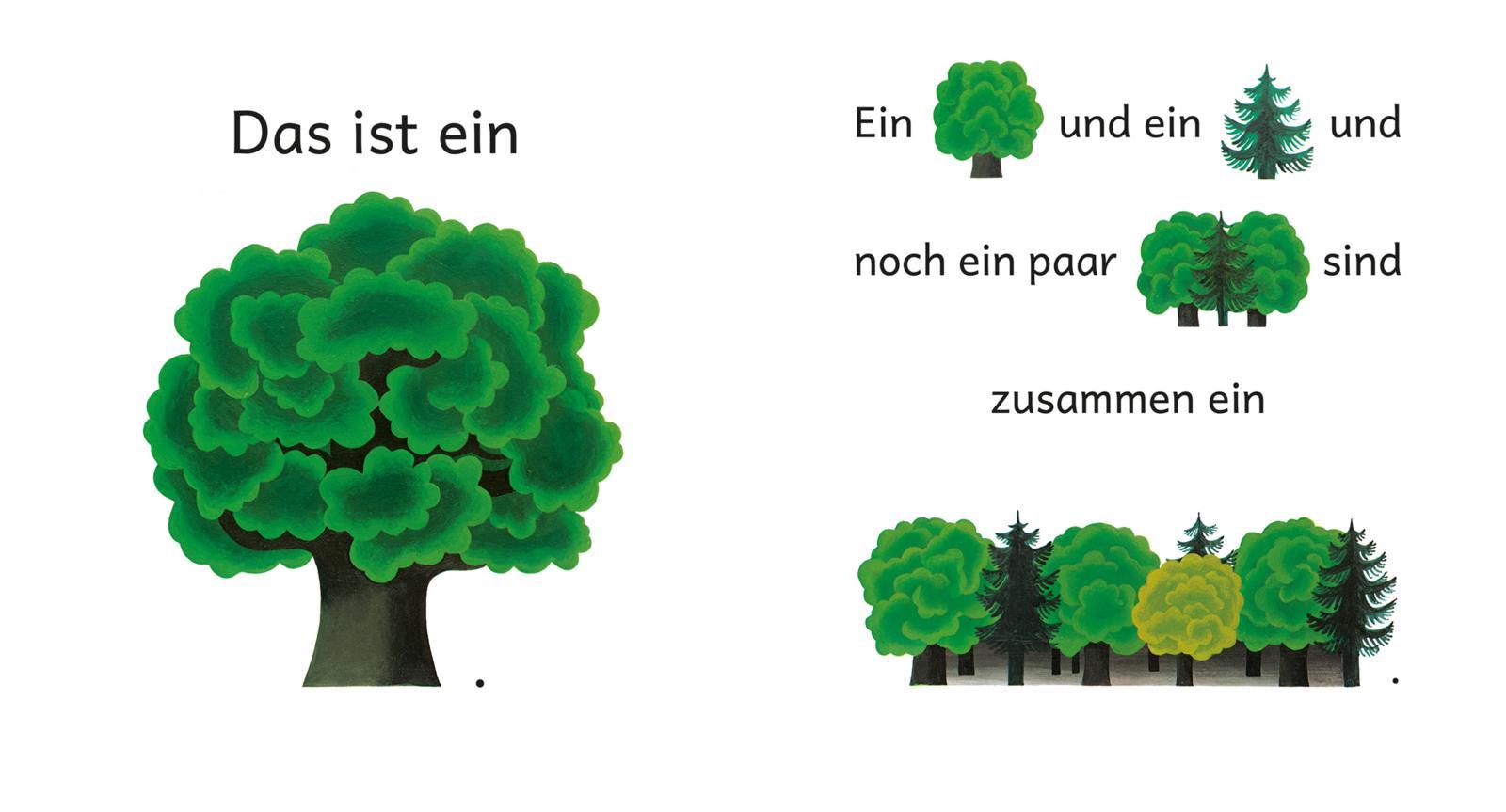 Beispielinhalt (Bild) Pony, Bär und Apfelbaum