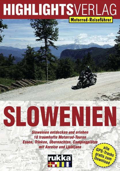Vorderes Coverbild Motorrad-Reiseführer Slowenien