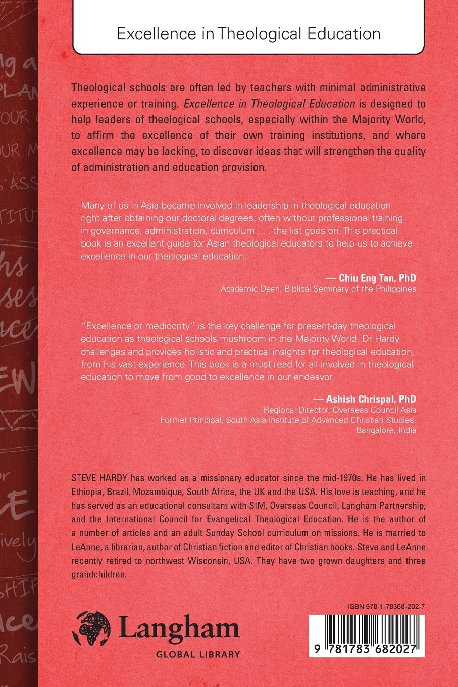 Rückseitencover Excellence in Theological Education