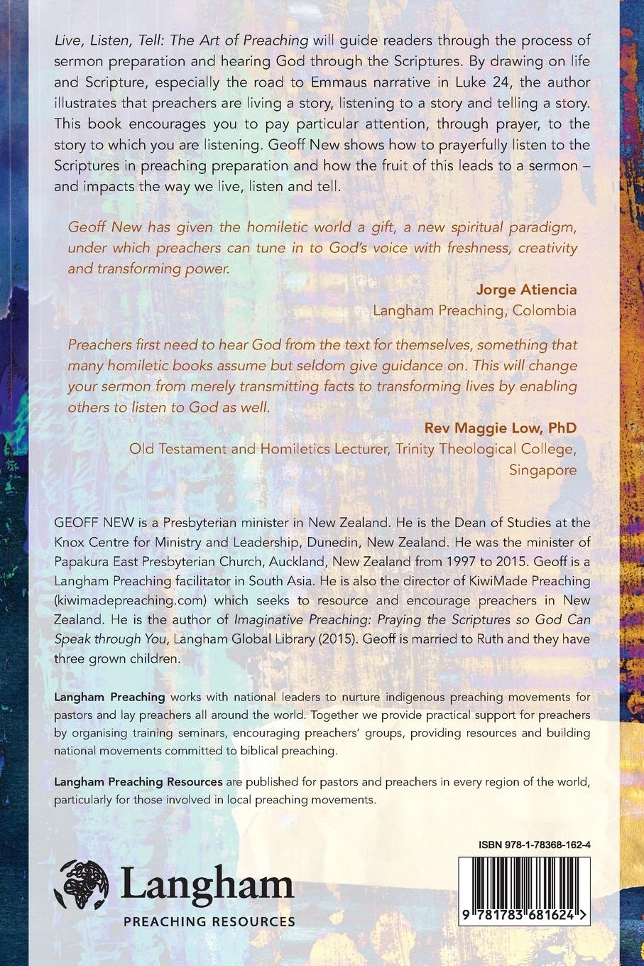 Rückseitencover Live, Listen, Tell