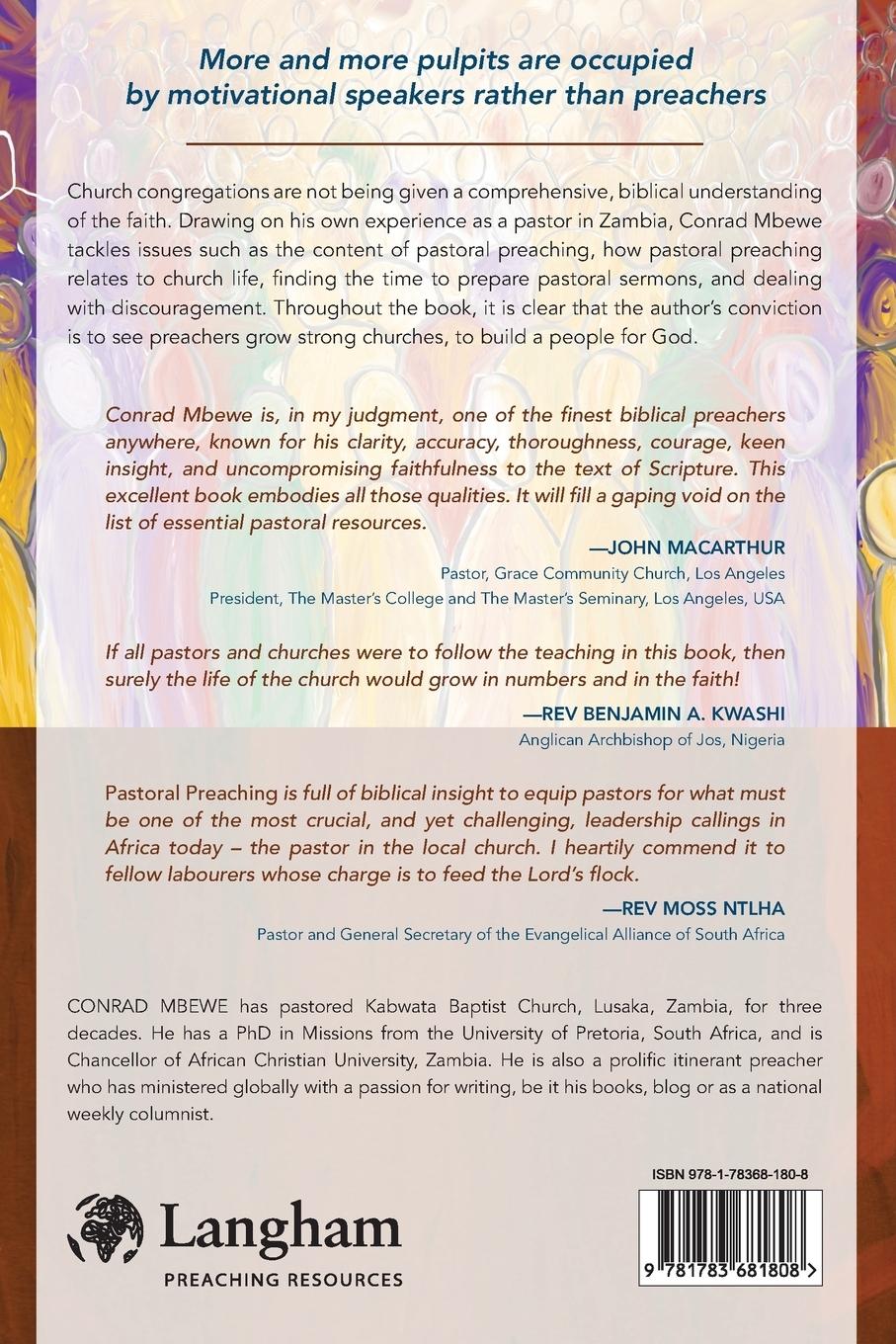 Rückseitencover Pastoral Preaching