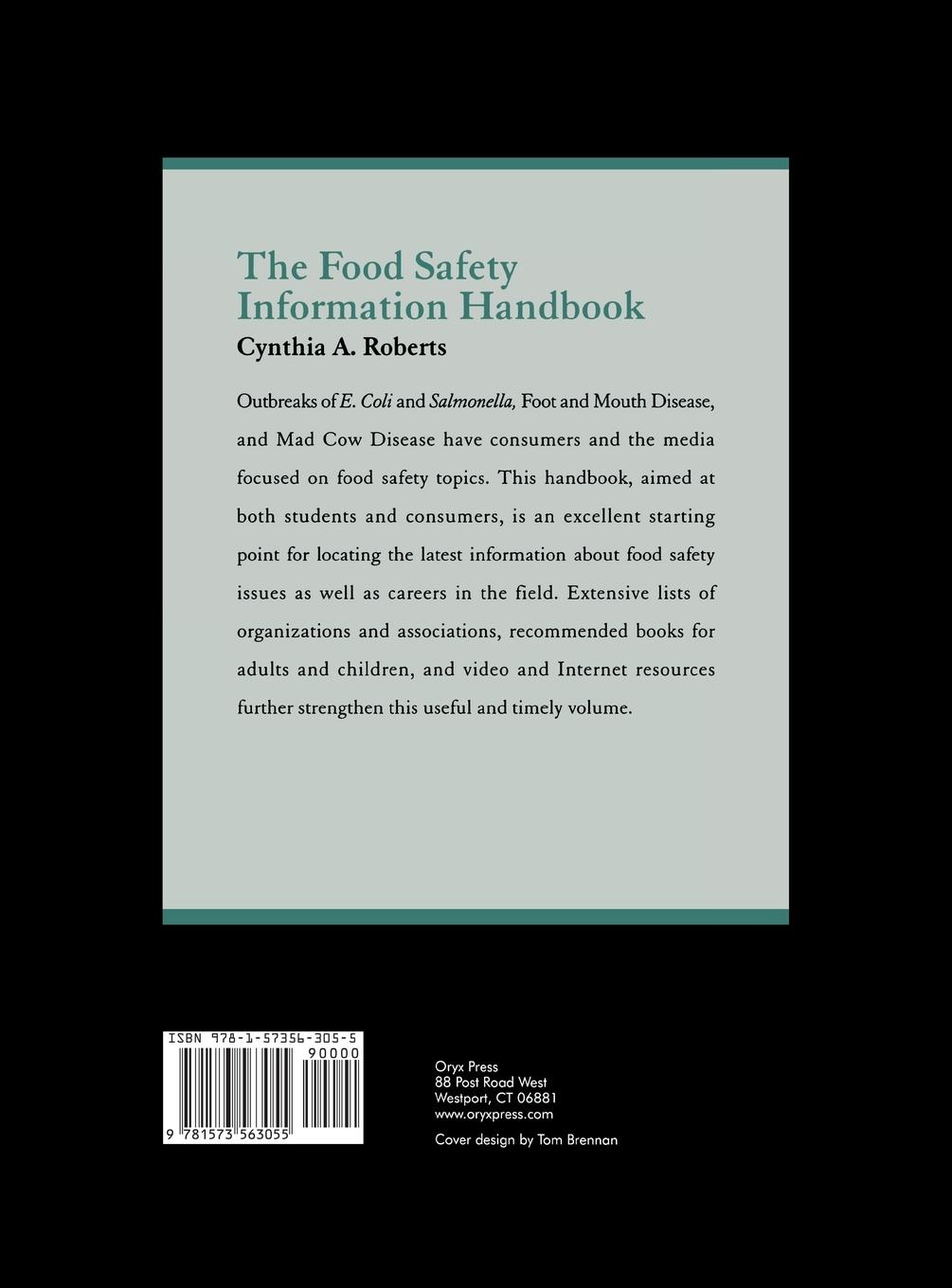Rückseitencover The Food Safety Information Handbook