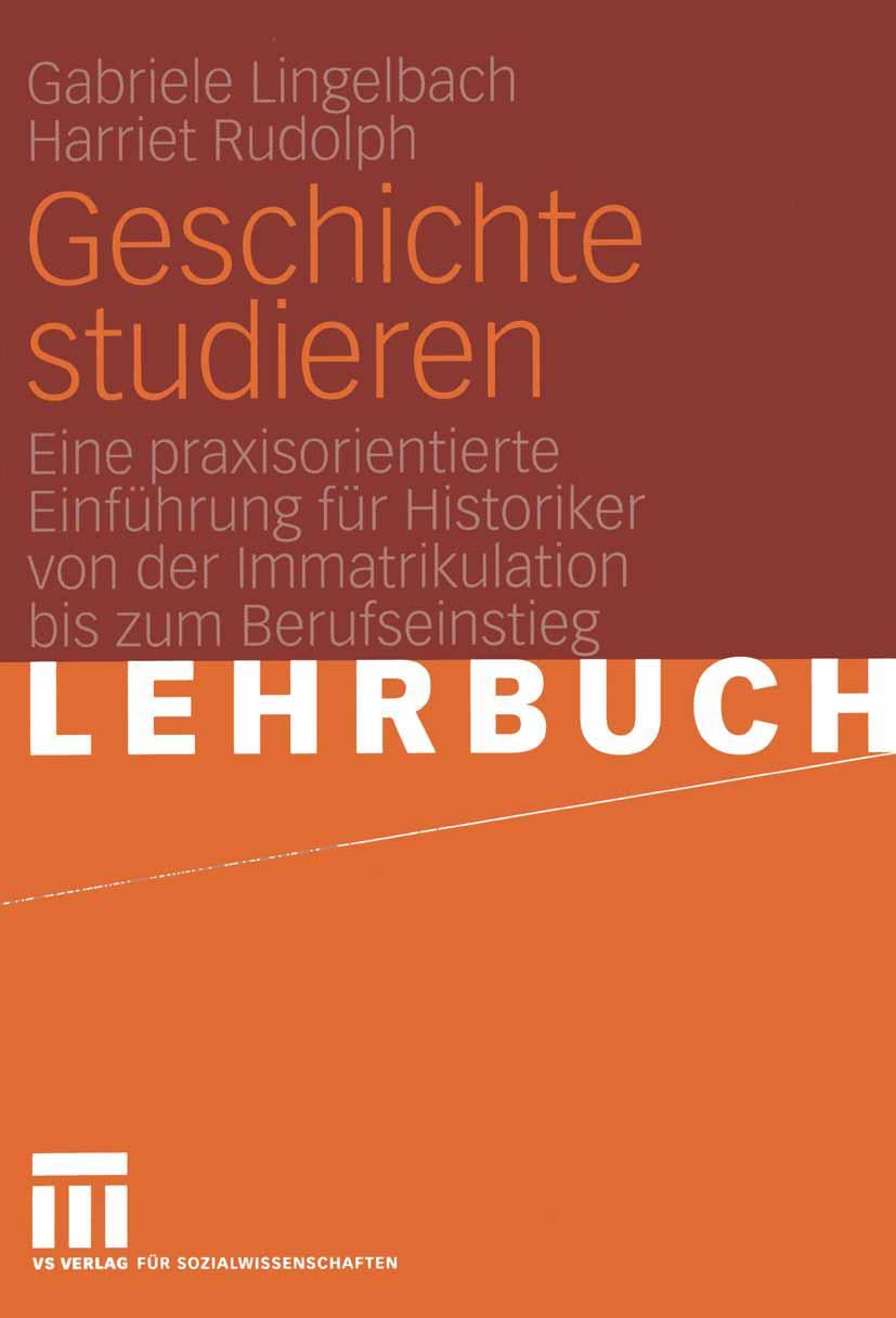 Vorderes Coverbild Geschichte studieren