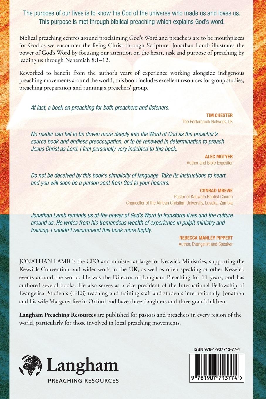 Rückseitencover The Dynamics of Biblical Preaching