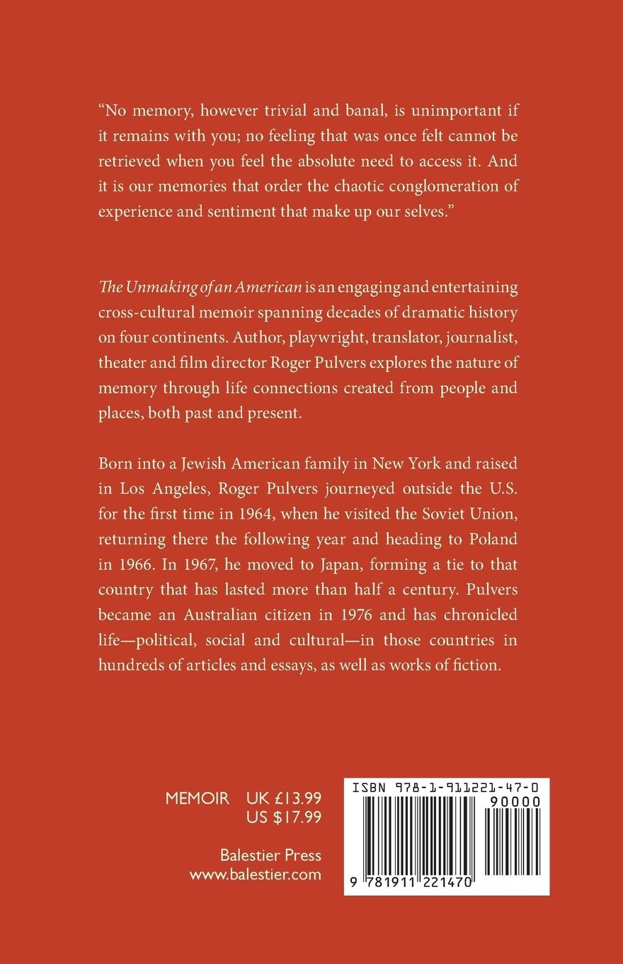 Rückseitencover The Unmaking of an American