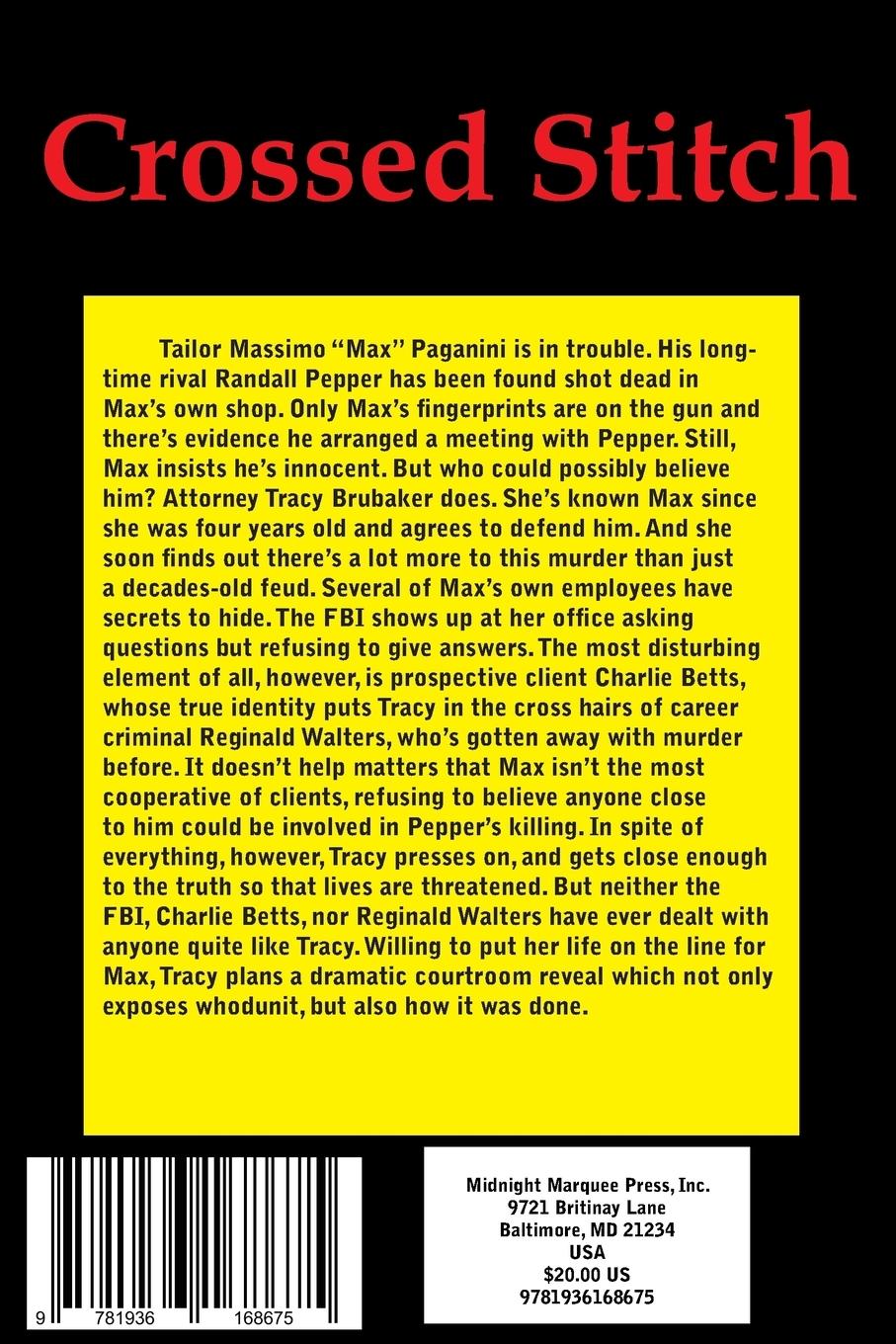 Rückseitencover Crossed Stitch