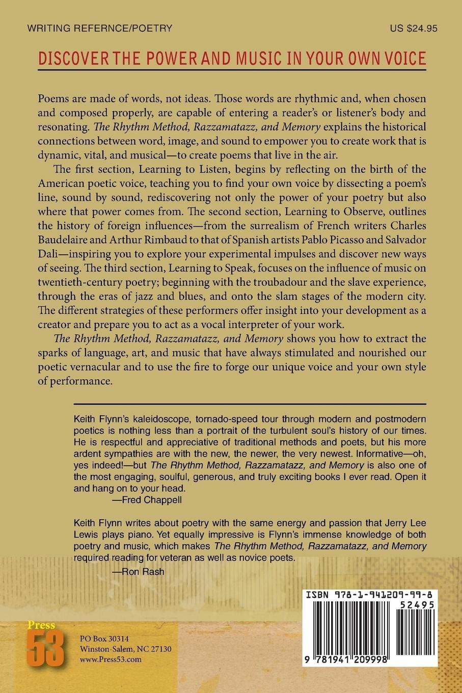 Rückseitencover The Rhythm Method, Razzamatazz, and Memory