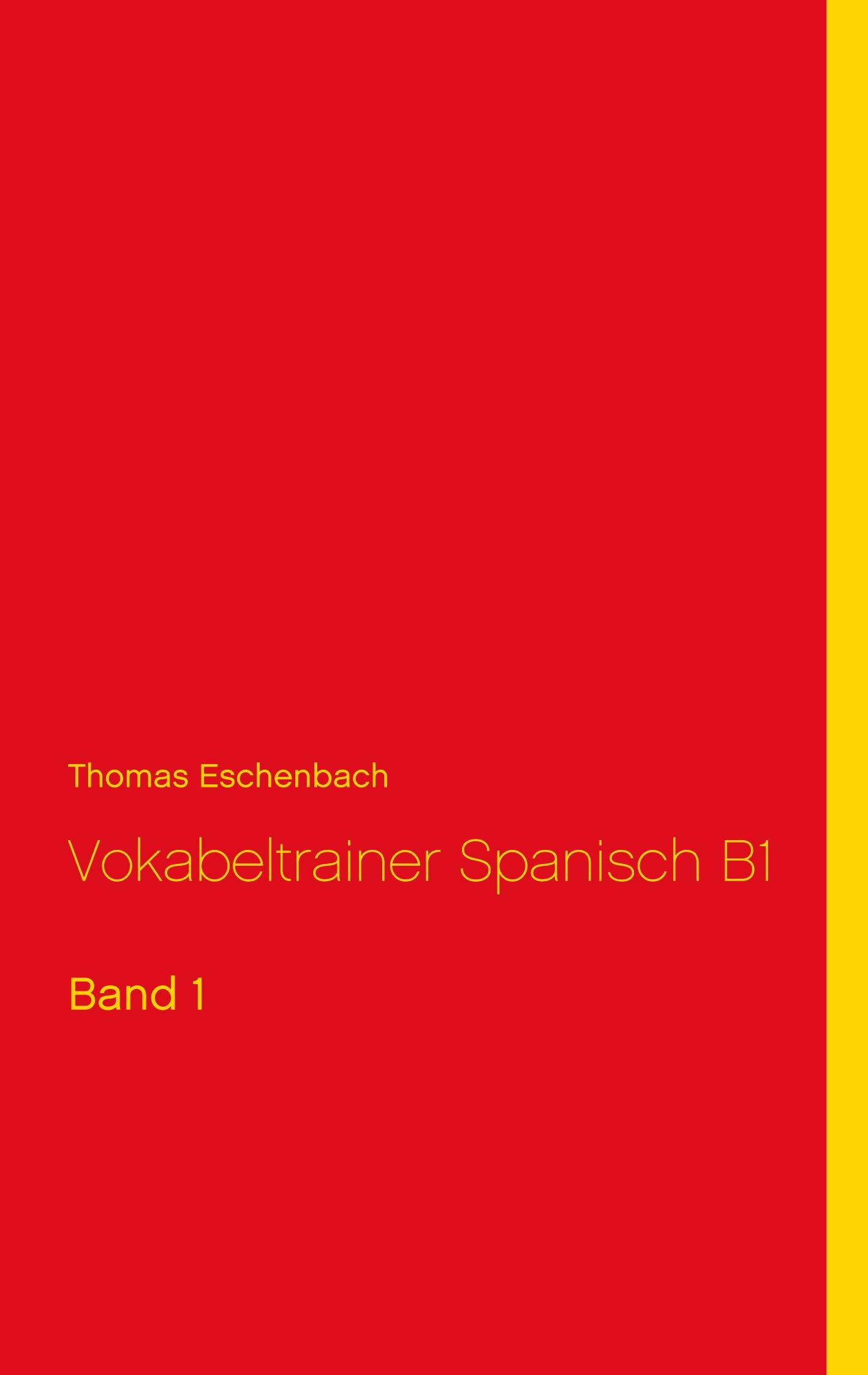 Vorderes Coverbild Vokabeltrainer Spanisch B1