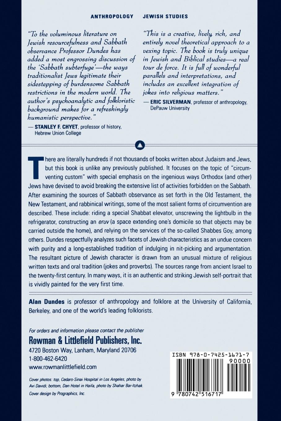 Rückseitencover Shabbat Elevator and other Sabbath Subterfuges