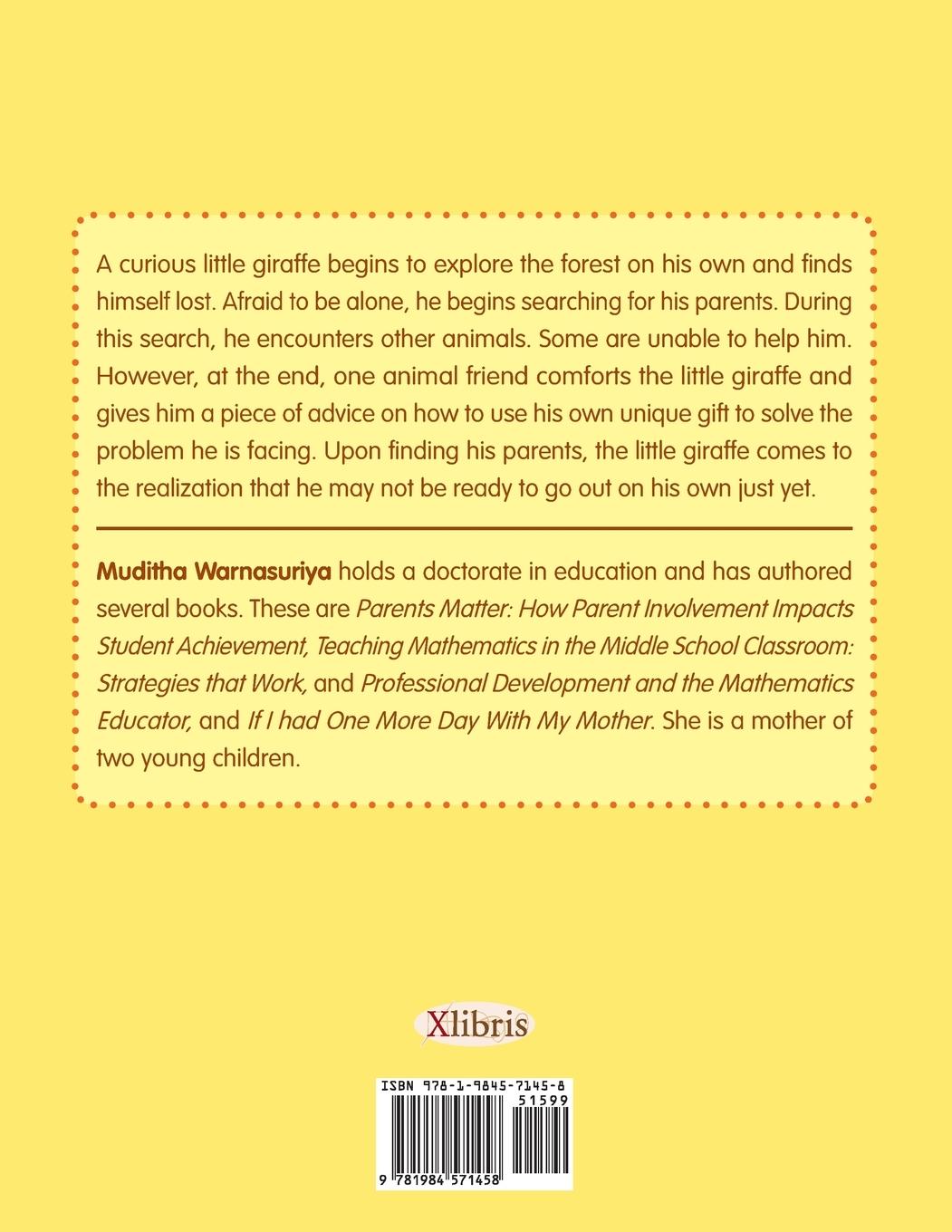 Rückseitencover The Little Giraffe Who Found His Way