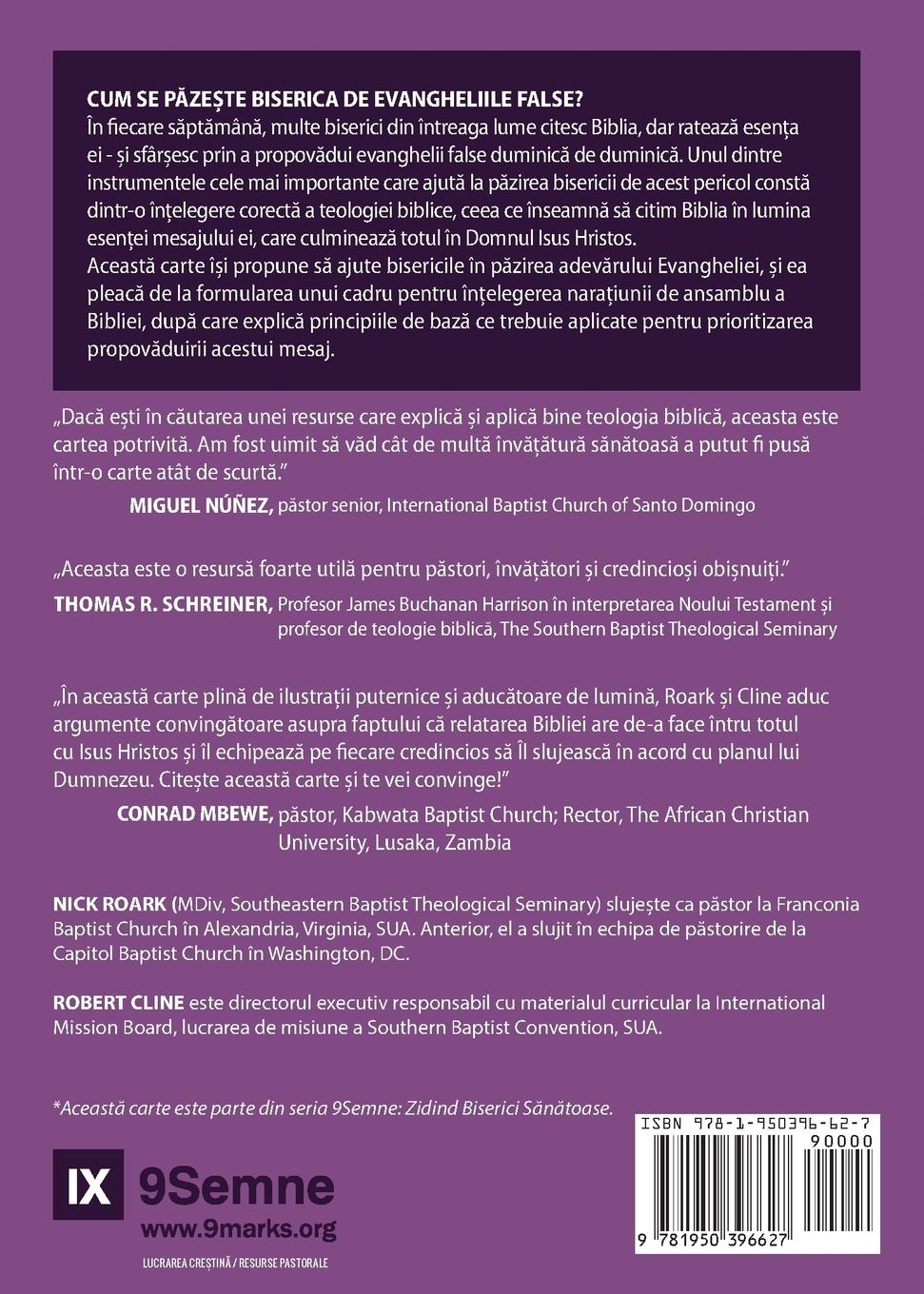 Rückseitencover Biblical Theology / Teologia Biblic¿