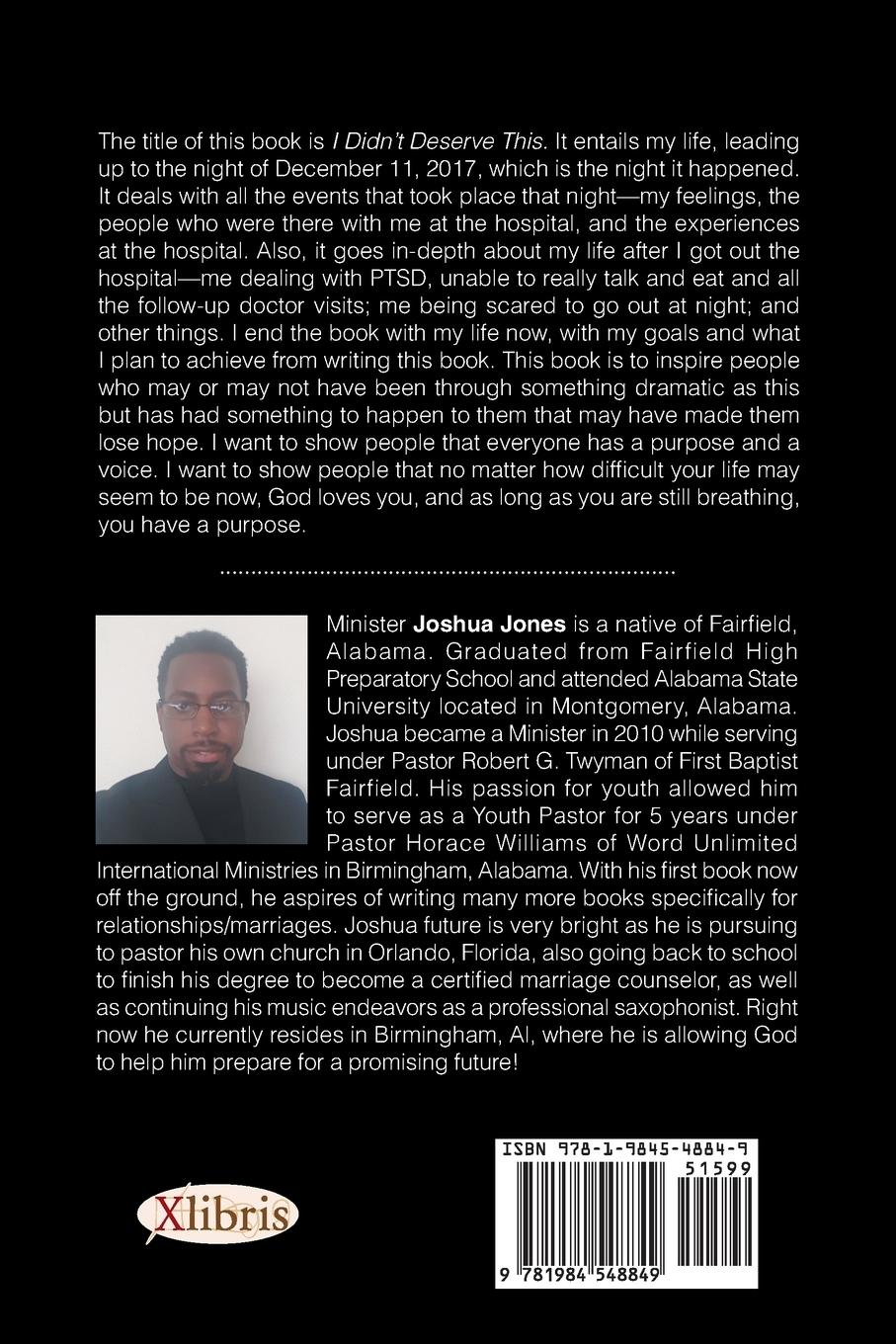 Rückseitencover I Didn't Deserve This