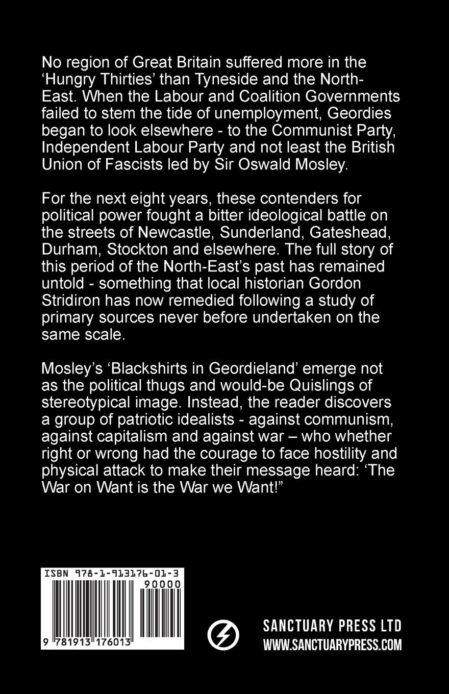 Rückseitencover Blackshirts in Geordieland
